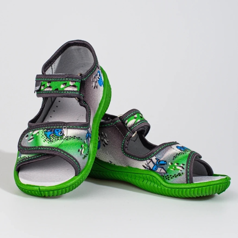 Kapcie dla chłopca Viggami zielone 1