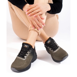 Sportowe buty tekstylne damskie czarne DK 4