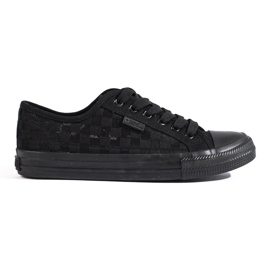 Czarne trampki damskie Big Star LL274072 2