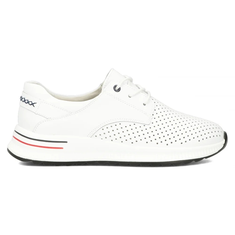Skórzane sneakersy Filippo DP6022/25 białe 1