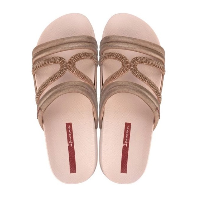 Klapki Ipanema Walk slide 27262 BG086 brązowe 1