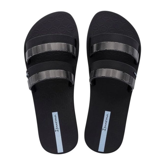 Klapki Ipanema Mesh Slide 83649 BB779 czarne 2