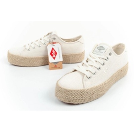 Buty Lee Cooper LCW-25-02-3284L espadryle białe beżowy 7