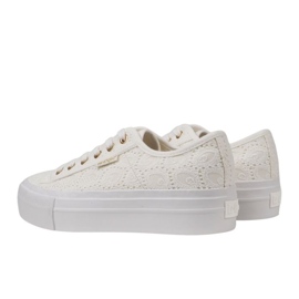 Buty Trampki Lee Cooper LCW-25-31-3438LA koronkowe białe 2