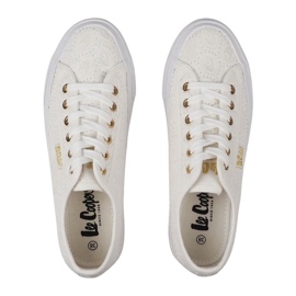 Buty Trampki Lee Cooper LCW-25-31-3438LA koronkowe białe 3