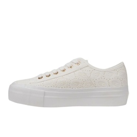 Buty Trampki Lee Cooper LCW-25-31-3438LA koronkowe białe 4