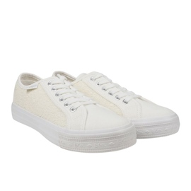 Buty Trampki Lee Cooper LCW-25-31-3422LA biała koronka białe 1