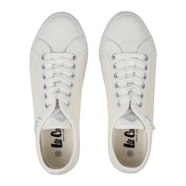 Buty Trampki Lee Cooper LCW-25-31-3422LA biała koronka białe 3