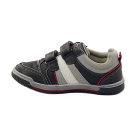 American Club ADI buty dziecięce sportowe na rzepy American 152625 szare czerwone 2