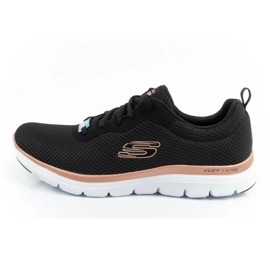 Buty Skechers Flex Appeal 4.0 Brillant View 149303/BKRG czarne 2