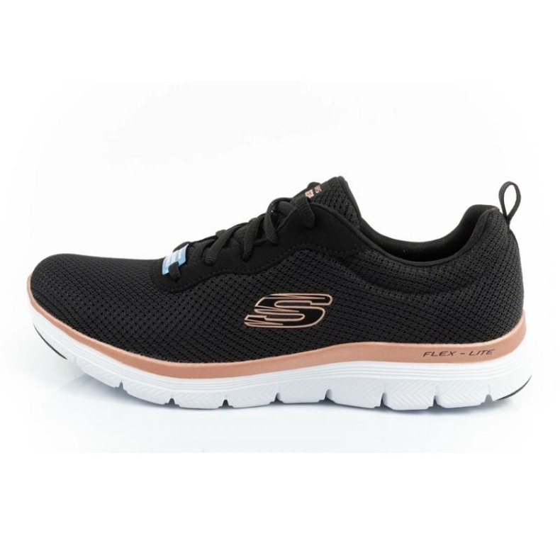 Buty Skechers Flex Appeal 4.0 Brillant View 149303/BKRG czarne 2