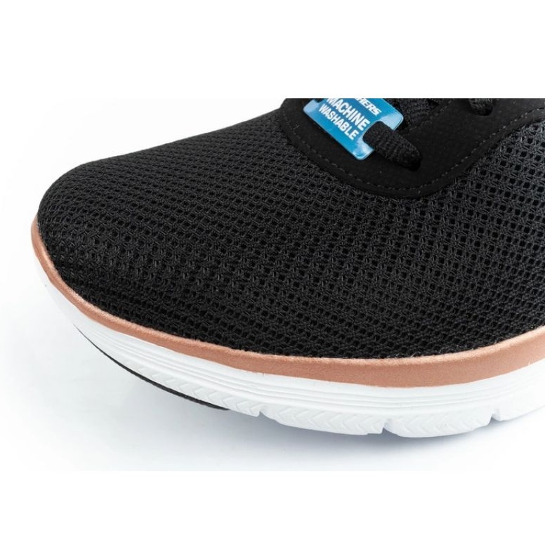 Buty Skechers Flex Appeal 4.0 Brillant View 149303/BKRG czarne 5