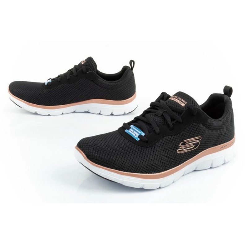 Buty Skechers Flex Appeal 4.0 Brillant View 149303/BKRG czarne 8