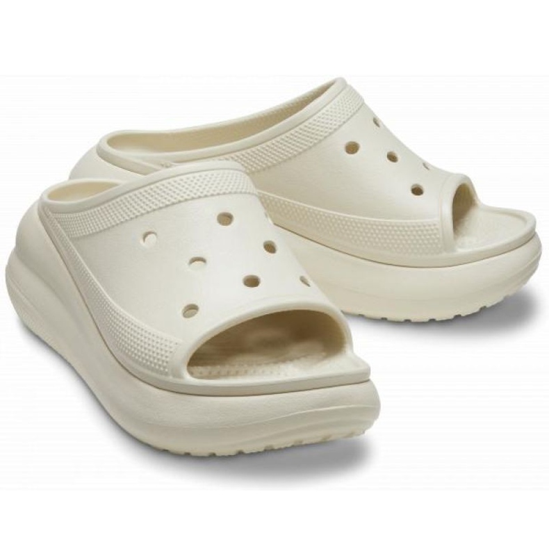 Klapaki Crocs Crush Slide 208731-2Y2 beżowy 7