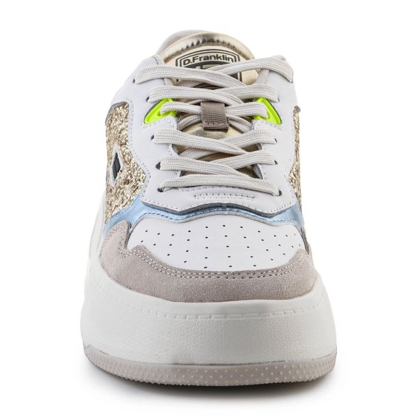 Buty D.Franklin Court Basic Glitter DFSH321096-GOLD białe 2