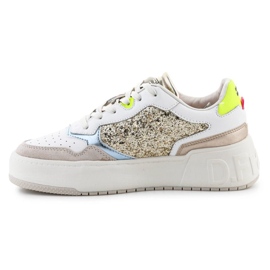 Buty D.Franklin Court Basic Glitter DFSH321096-GOLD białe 4