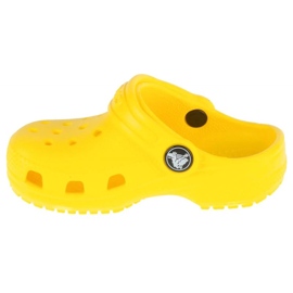 Klapki Crocs Classic Clog T  206990-77J żółte 1