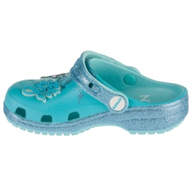 Klapki Crocs Classic Frozen Elsa Clog 210235-90H niebieskie 1