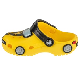 Klapki Crocs Classic Iam Race Car Clog T  210991-77J żółte 1