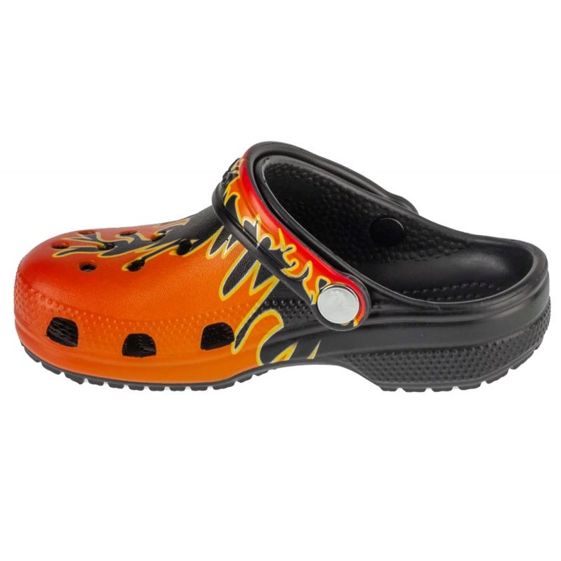 Klapki Crocs Classic Flames Clog  210993-0C4 pomarańczowe 1