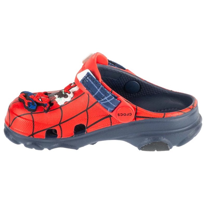 Klapki Crocs Team Spiderman All Terain Clog 208786-410 czerwone 1