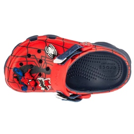 Klapki Crocs Team Spiderman All Terain Clog 208786-410 czerwone 2