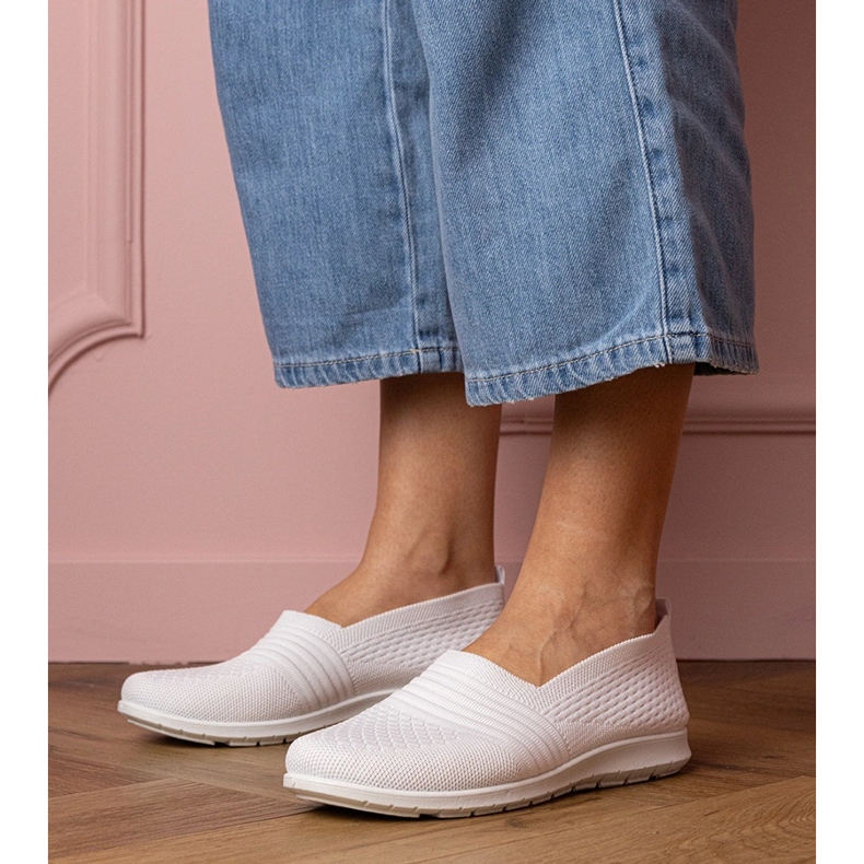 Białe damskie tenisówki 1