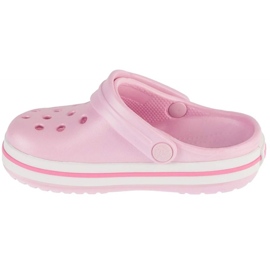 Klapki Crocs Crocband Clog K 207005-6GD różowe 1