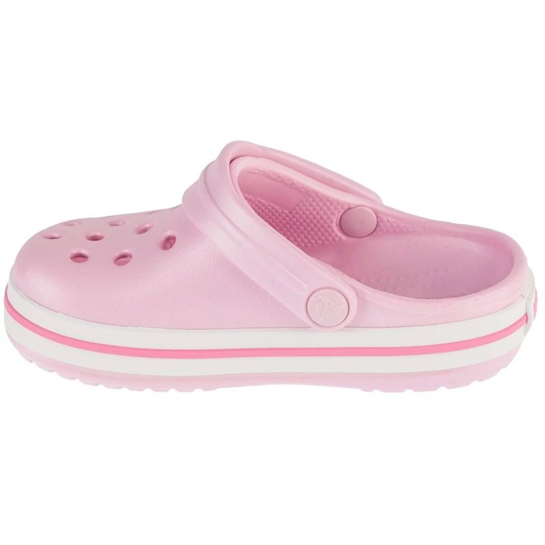 Klapki Crocs Crocband Clog K 207005-6GD różowe 1
