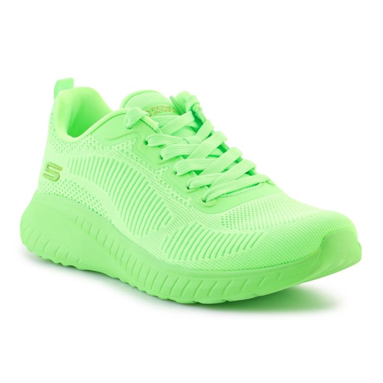 Buty Skechers Bobs Squad Chaos-cool Rythms 117216-LIME zielone 1