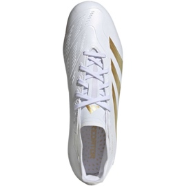 Buty piłkarskie adidas Predator League Fg IF6346 białe 3