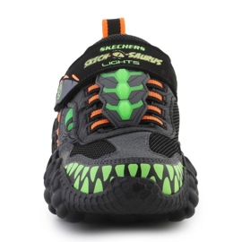 Buty Skechers Skech-O-Saurus-Rapid-Dino 400112L-BKLM Świecące czarne 2