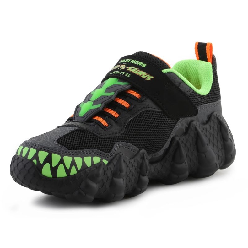 Buty Skechers Skech-O-Saurus-Rapid-Dino 400112L-BKLM Świecące czarne 3