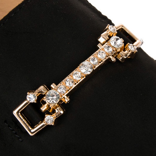 Vices Zamszowe półbuty czarne 1