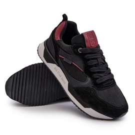 Sneakersy Męskie Memory Foam System Big Star NN174350 Czarne 4
