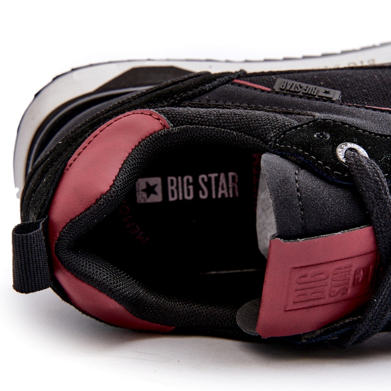 Sneakersy Męskie Memory Foam System Big Star NN174350 Czarne 3
