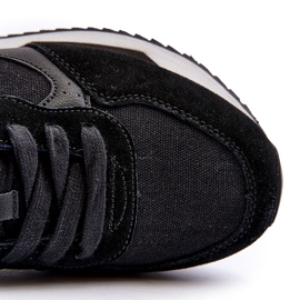 Sneakersy Męskie Memory Foam System Big Star NN174350 Czarne 2