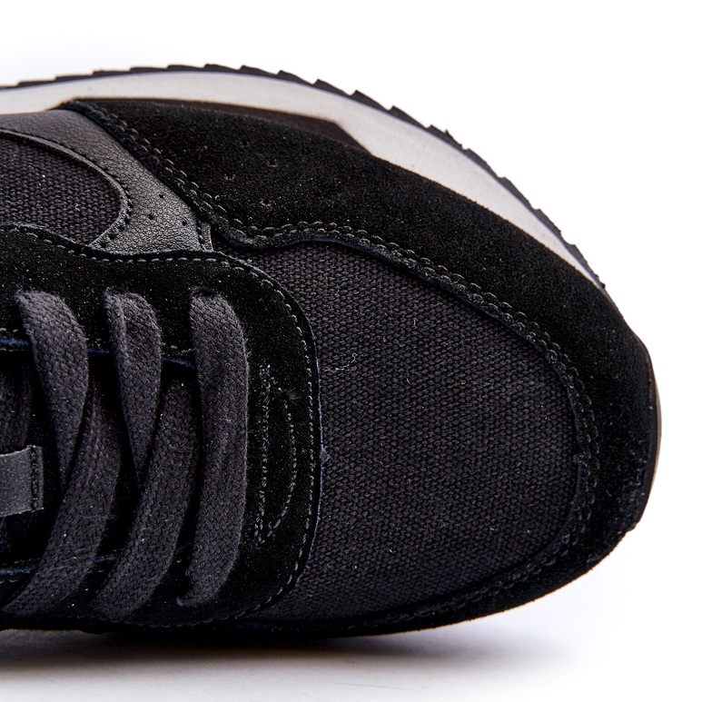 Sneakersy Męskie Memory Foam System Big Star NN174350 Czarne 2