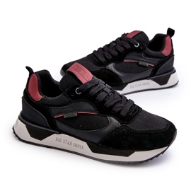 Sneakersy Męskie Memory Foam System Big Star NN174350 Czarne 1