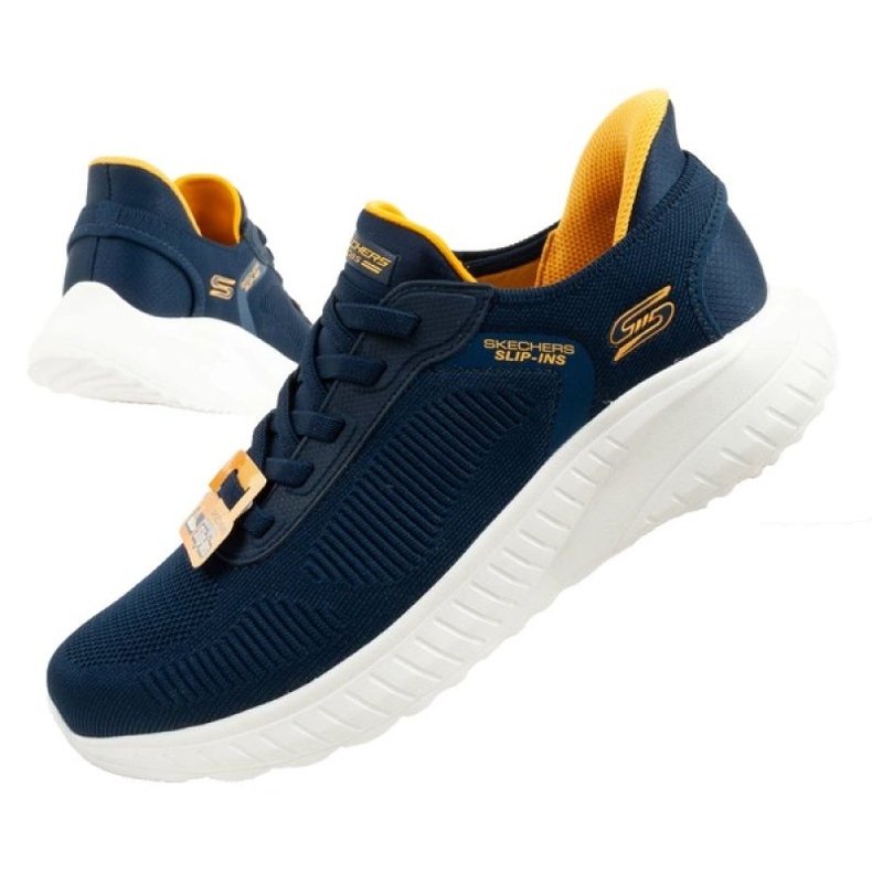 Buty Skechers Bobs Squad Chaos 118312/NVY niebieskie 1