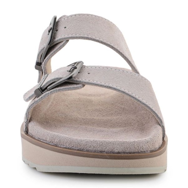 Klapki D.Franklin Nordic Sandal Buckle DFSH405001-FBEI beżowy 2