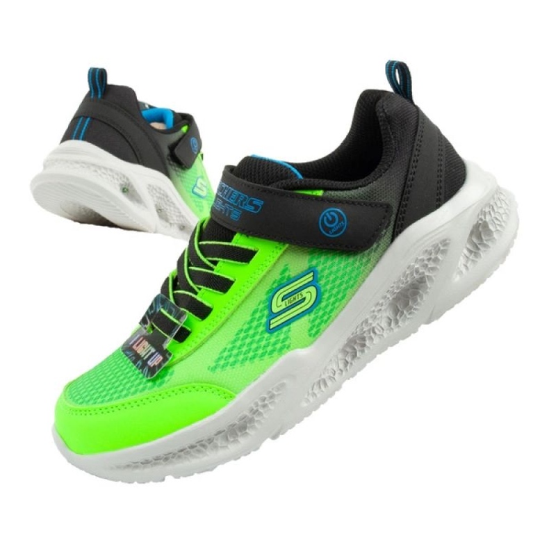 Buty Skechers S Lights-Meteor 401495L/BBLM zielone 1