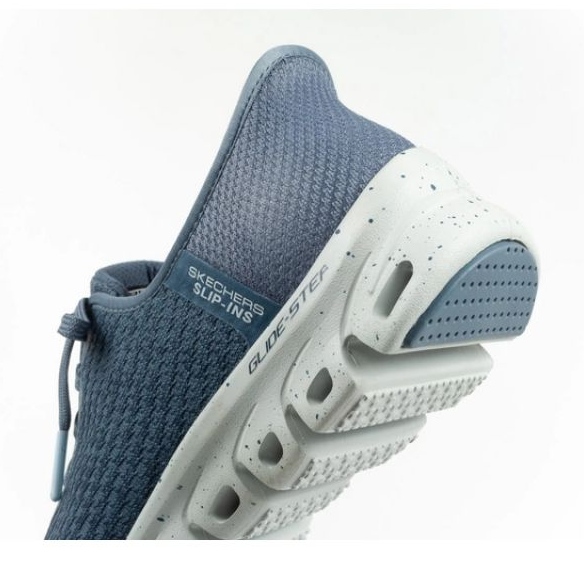 Buty Skechers Glide-Step 104571/SLT z membraną niebieskie 2