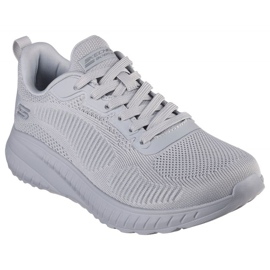 Buty Skechers Bobs Sport Squad Chaos - Face Off 117209 Ltgy szare 1