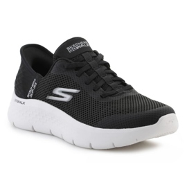 Buty Skechers Slip-ins: Go Walk Flex – Grand Entry 124836-BKW czarne 1