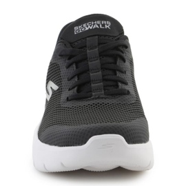 Buty Skechers Slip-ins: Go Walk Flex – Grand Entry 124836-BKW czarne 2