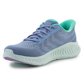 Buty Skechers Slip-ins: Go Walk Now - Khloe 125643-BLGR niebieskie 3