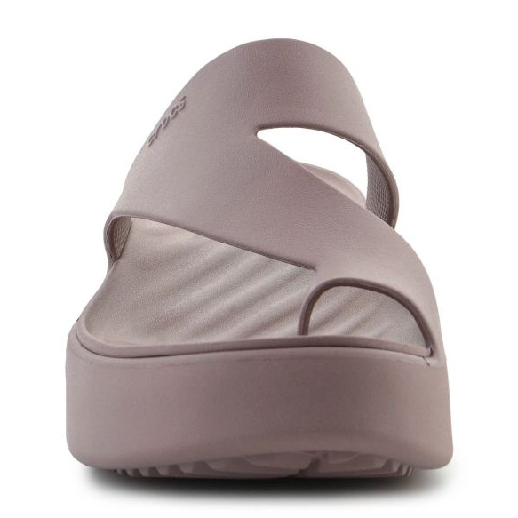 Japonki Crocs Getaway Platform Toe Loop 210834-0LF brązowe 2