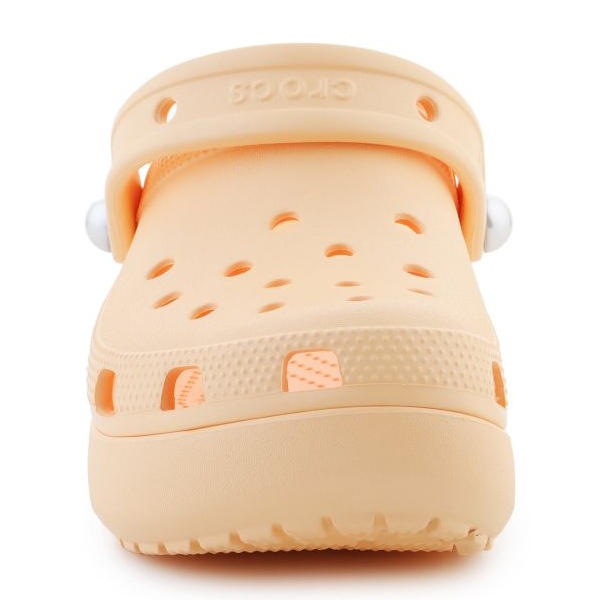 Klapki Crocs Classic Platform Pearl Clog 211231-78Z pomarańczowe 2