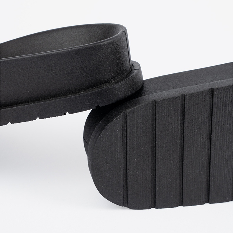 Seastar Czarno-brązowe klapki ze zdobieniem czarne 1